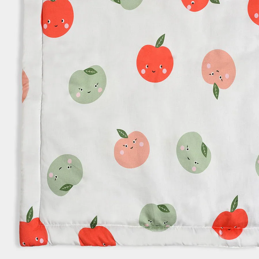Fruits Greenish Cot Woven Comforter - Image 5