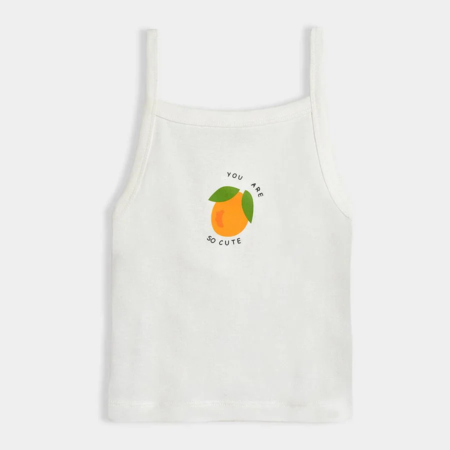 Fruits Pastel Rib Baby Girl Vests Pack Of 3 - Image 7