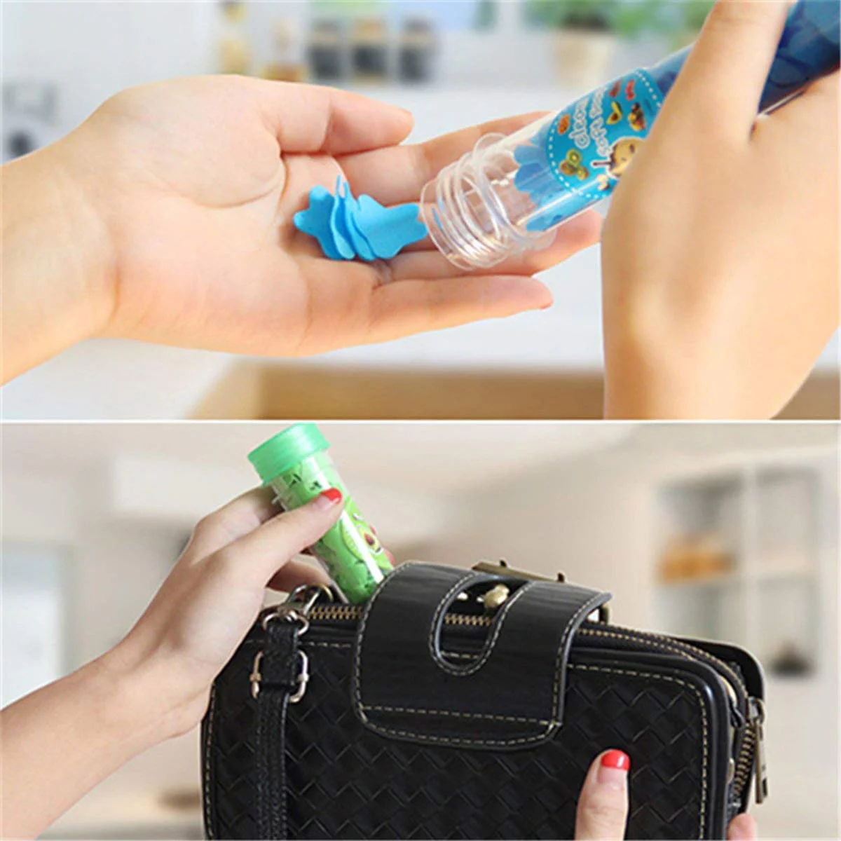 FruityClean: Set of 3 Cute Travel-Friendly Hand Soap Paper Flake Tubes – Perfect for On-the-Go Hygiene - Image 3
