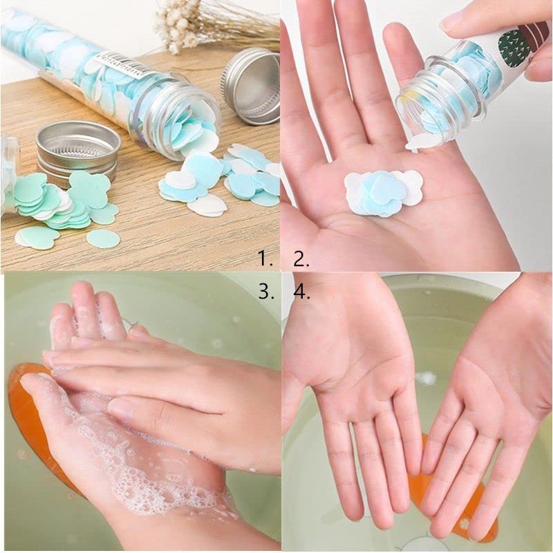 FruityClean: Set of 3 Cute Travel-Friendly Hand Soap Paper Flake Tubes – Perfect for On-the-Go Hygiene - Image 4