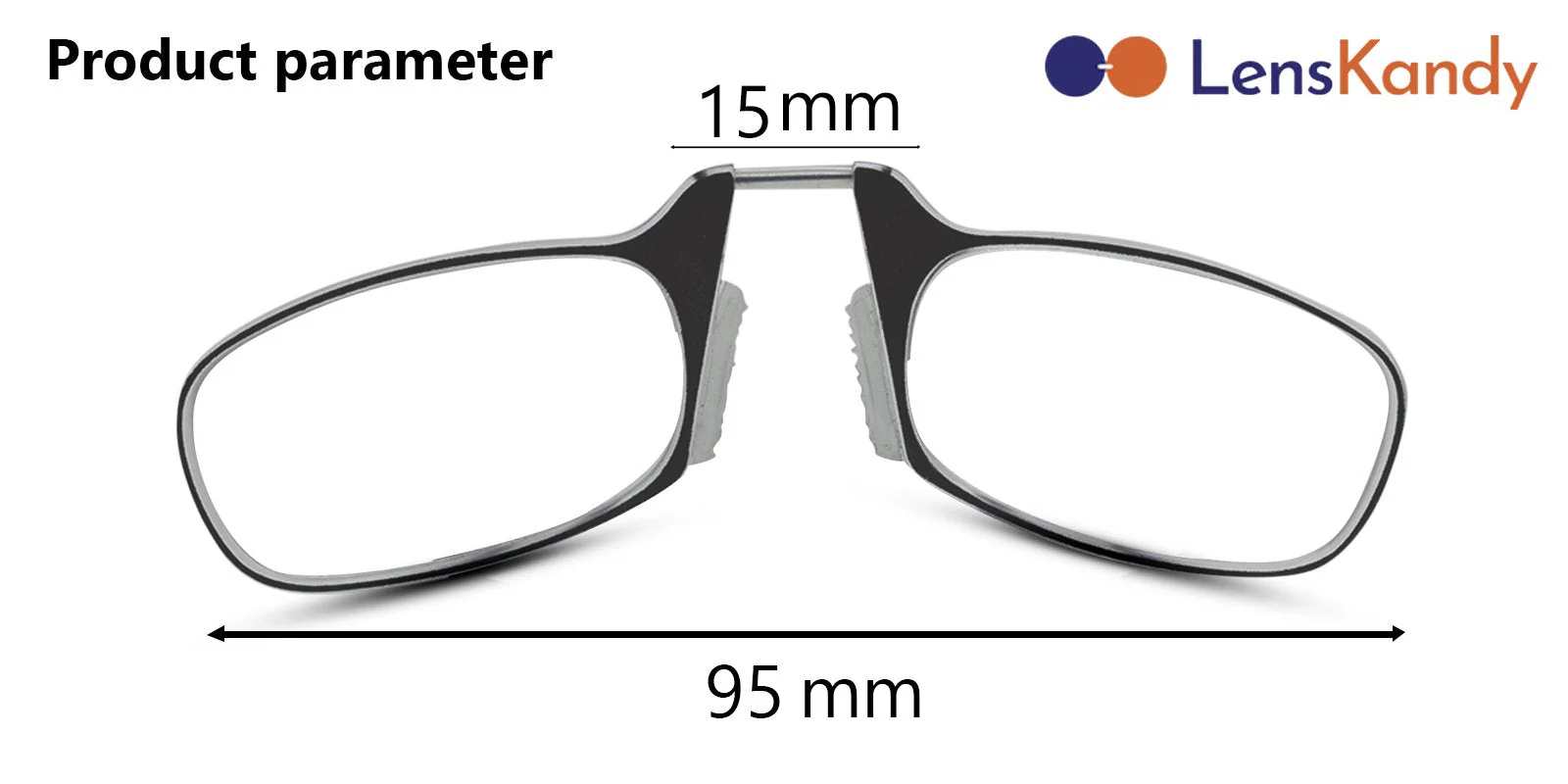 Full frame Rectangle Reading Glasses For Men & Women - Image 3