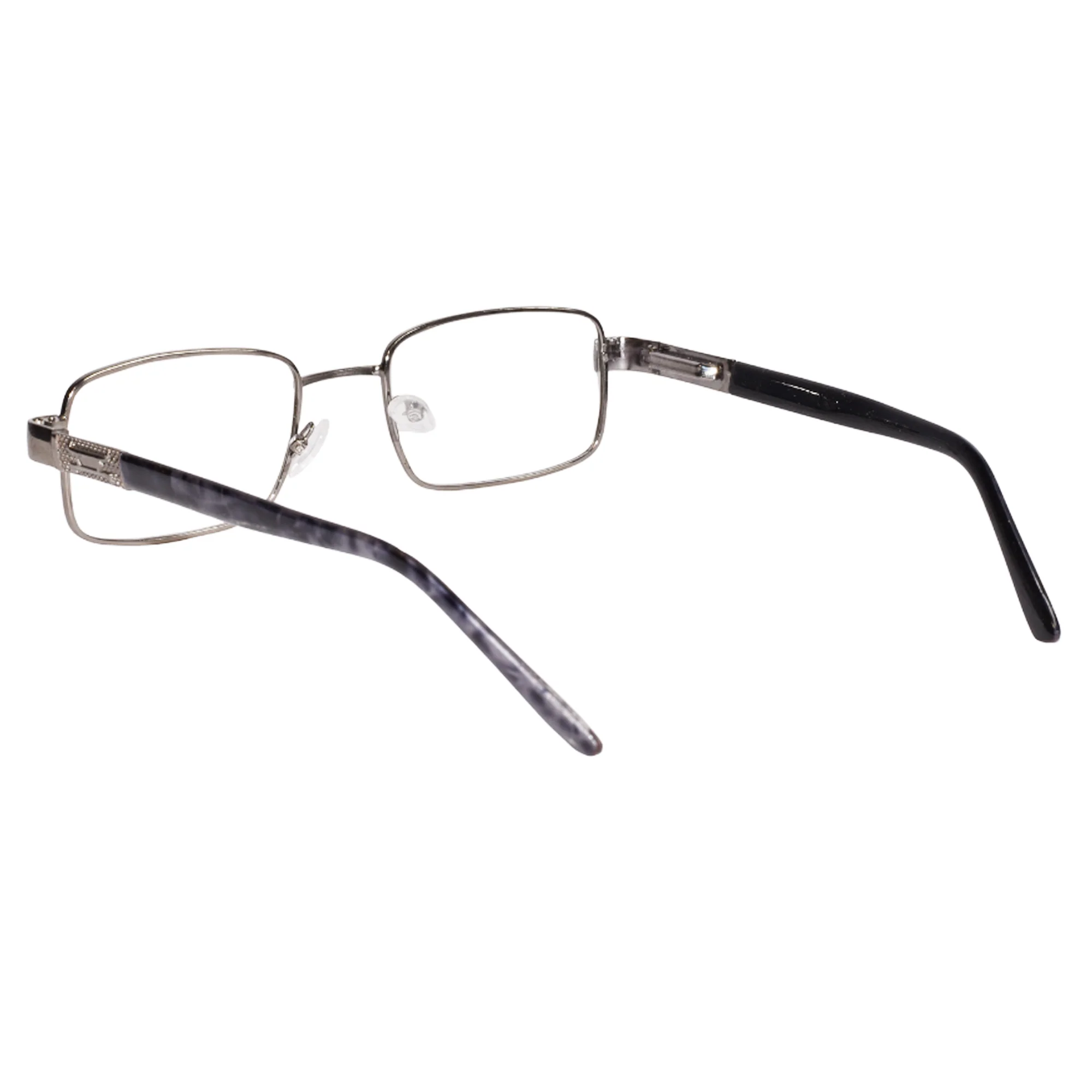 Full Frame Stainless Steel Bi-Focal  Adaptive Intelligent Zoom Reading  Glasses  Gray & Golden Combo (FFMBF01) - Image 7