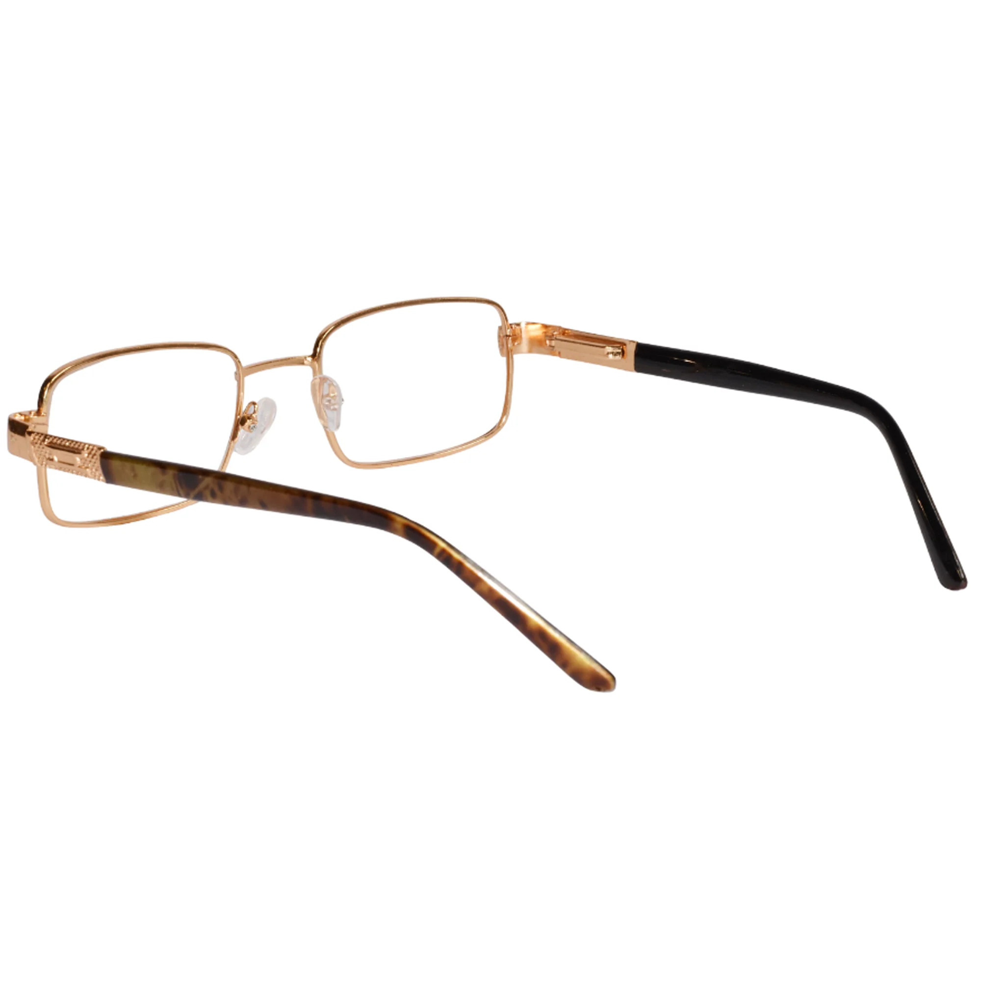 Full Frame Stainless Steel Bi-Focal  Adaptive Intelligent Zoom Reading  Glasses  Gray & Golden Combo (FFMBF01) - Image 8