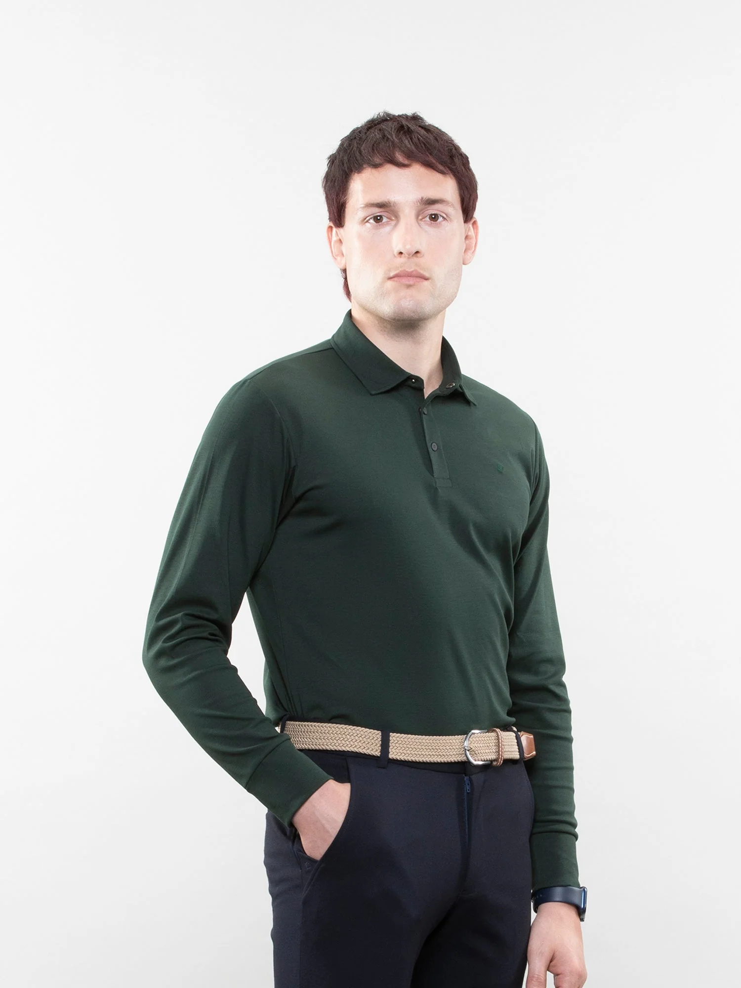 Full-sleeve lifestyle polo - Image 8