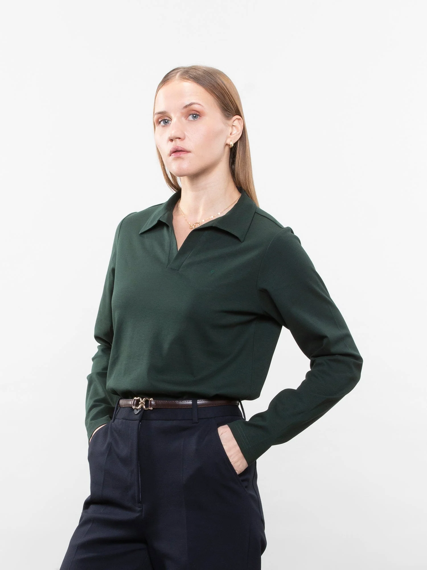 Full-sleeve lifestyle polo - Image 2