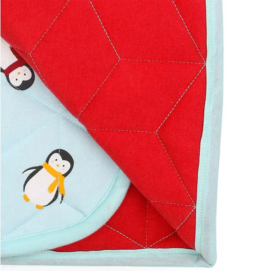 Fun Days Reversible Quilt Newborn Swaddle Blankets - Image 6
