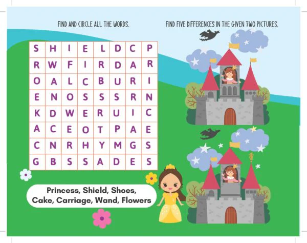 Fun with Princess Activity & Colouring - Image 9