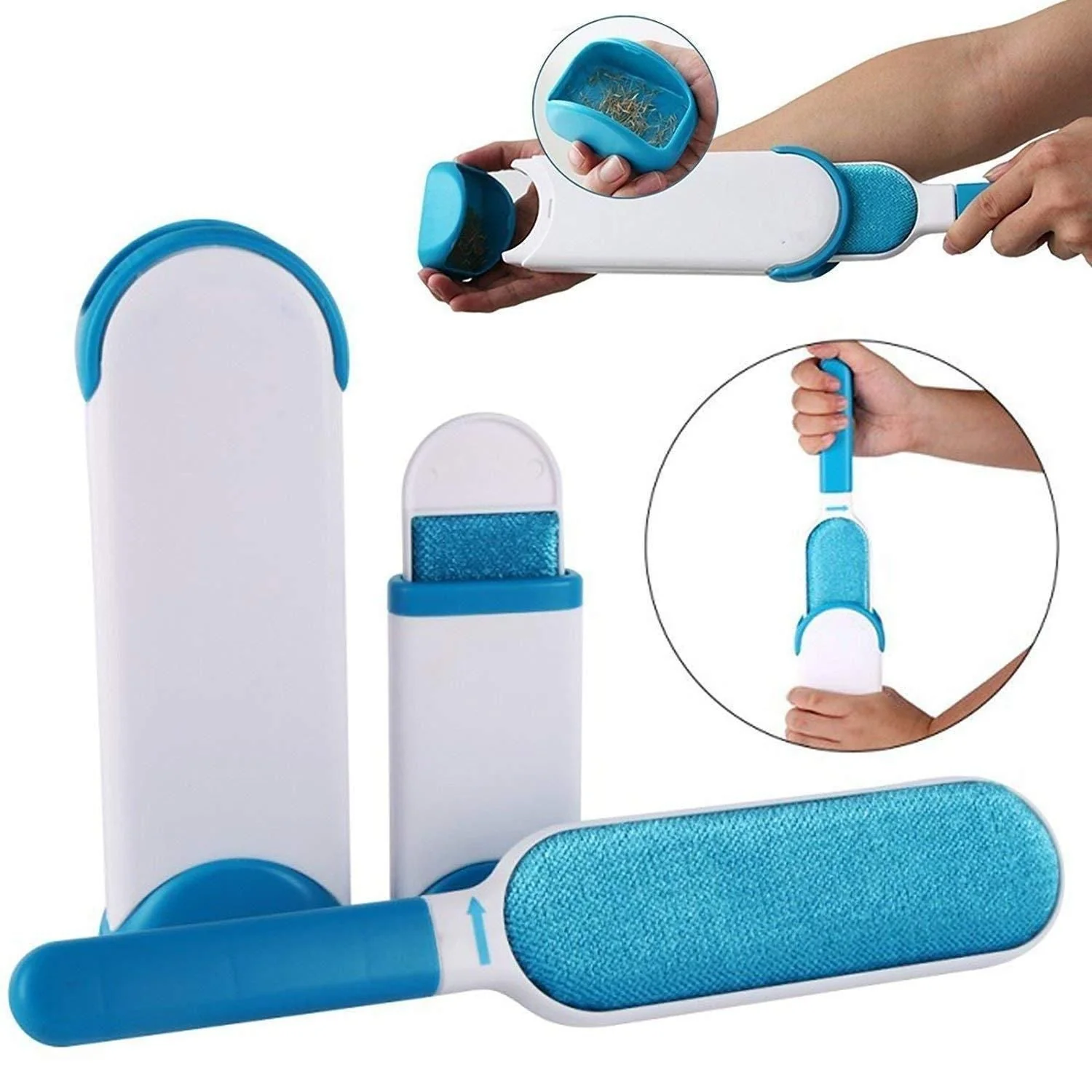 FurSweep: Reusable Pet Hair & Lint Remover Brush with Self-Cleaning Base for Clothes, Furniture & Car Upholstery - Image 3