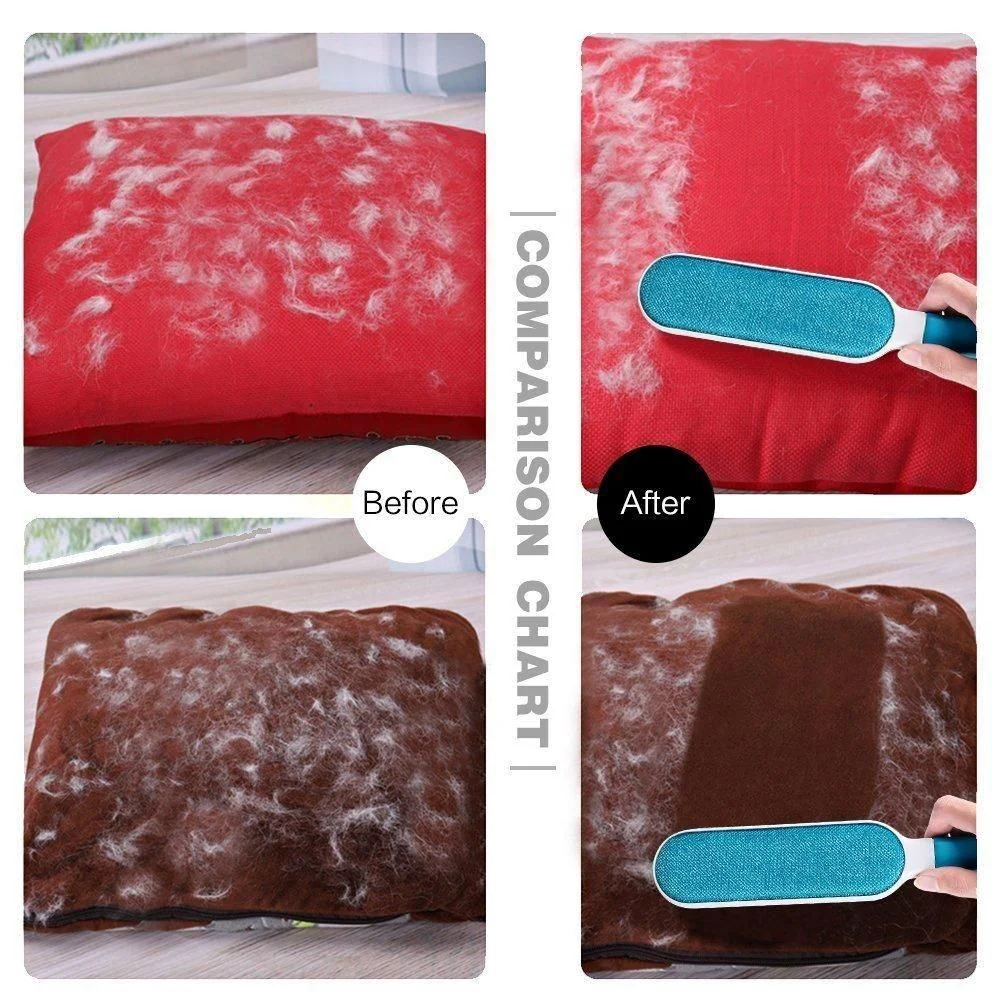 FurSweep: Reusable Pet Hair & Lint Remover Brush with Self-Cleaning Base for Clothes, Furniture & Car Upholstery - Image 4