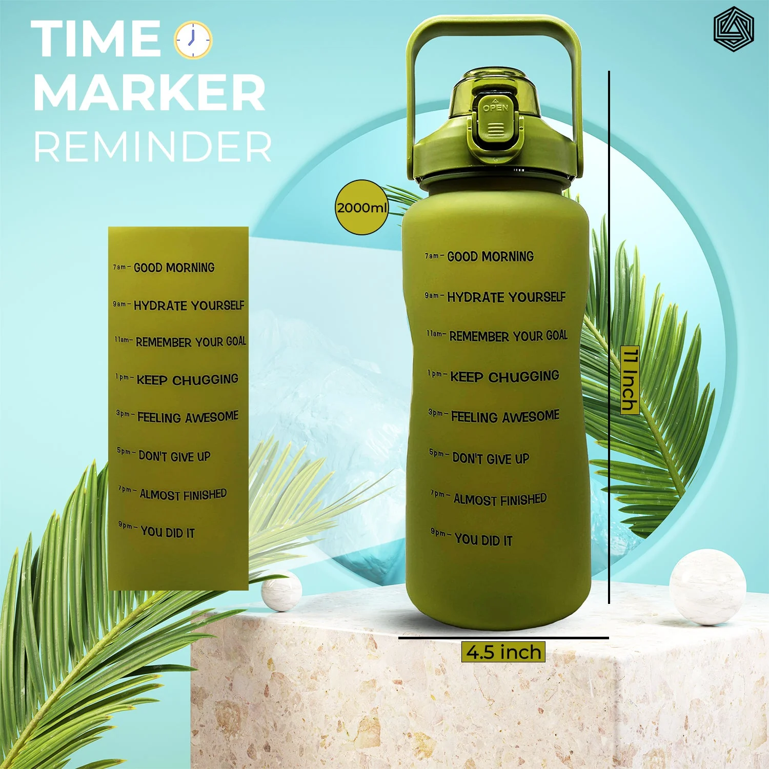 Gallon Motivational Bottle - 2 Litres - Image 5