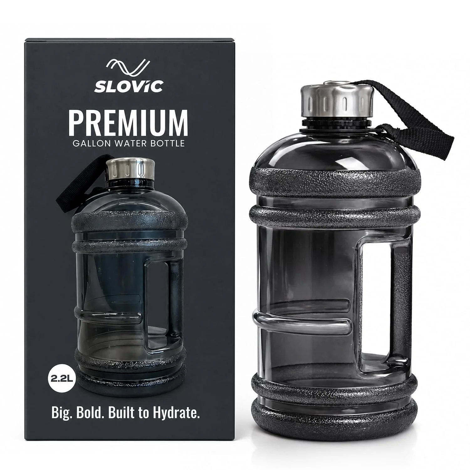 Gallon Water Bottle 2.2 Litre | Transparent