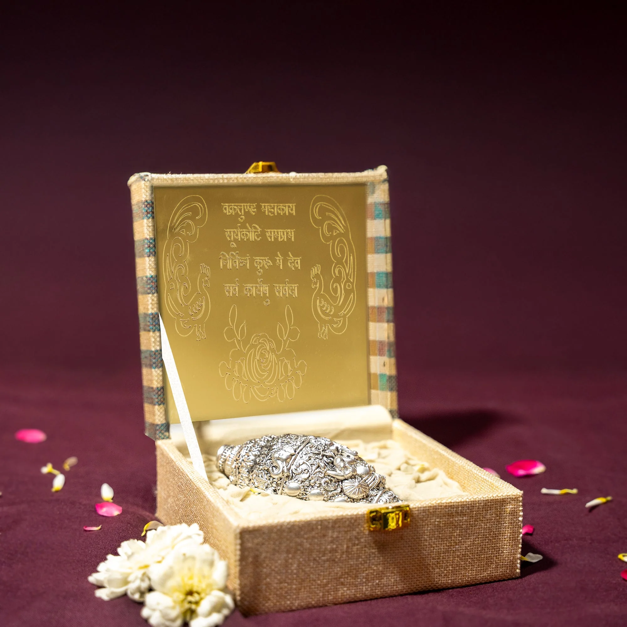 Ganesh Shankh Silver Plated - Image 6