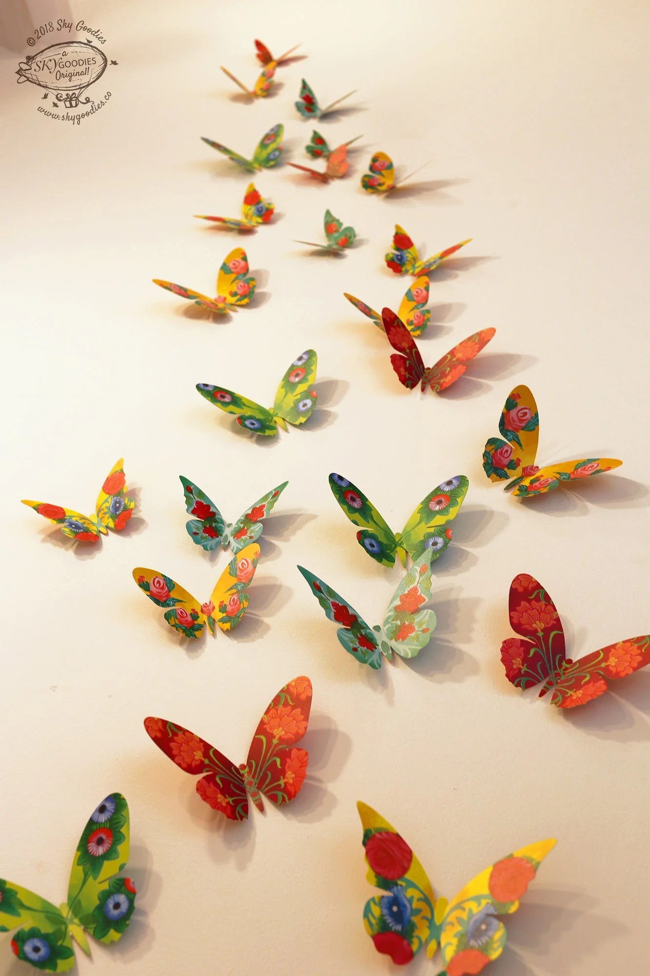 Ganpati Decor Combo Saver 6 - DIY Ganpati + 24 Colourful Butterflies + 2 Banana Trees - Image 9