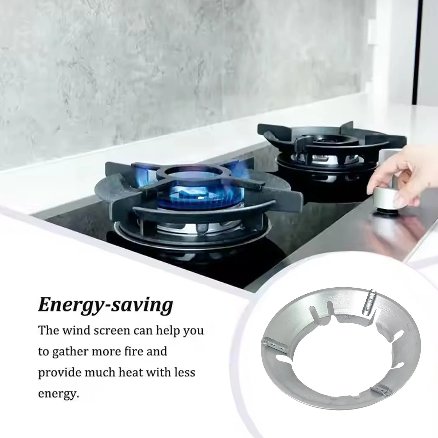 Gas Stove Burner Cover / Stand (221 Gm / 1 Pc) - Image 3