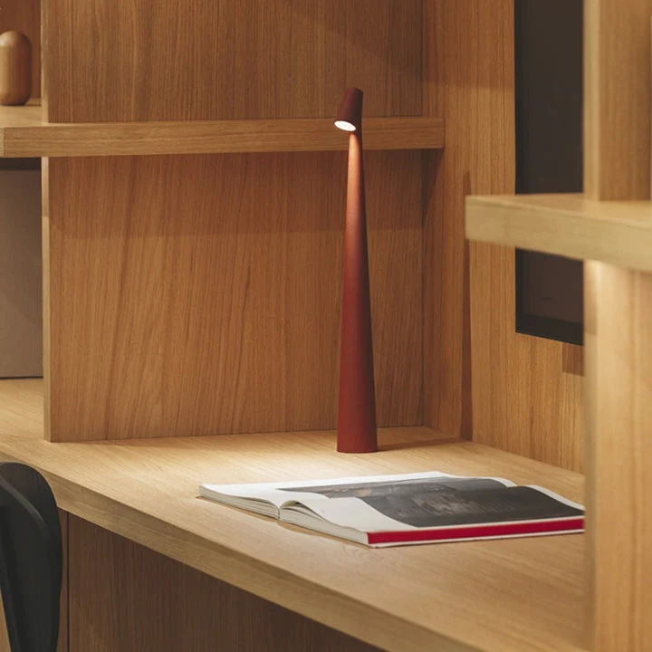 GeekSleek: Minimalist Wireless LED Table Lamp with Touch Control, Stepless Dimming & Rechargeable Design for Home & Office - Image 3