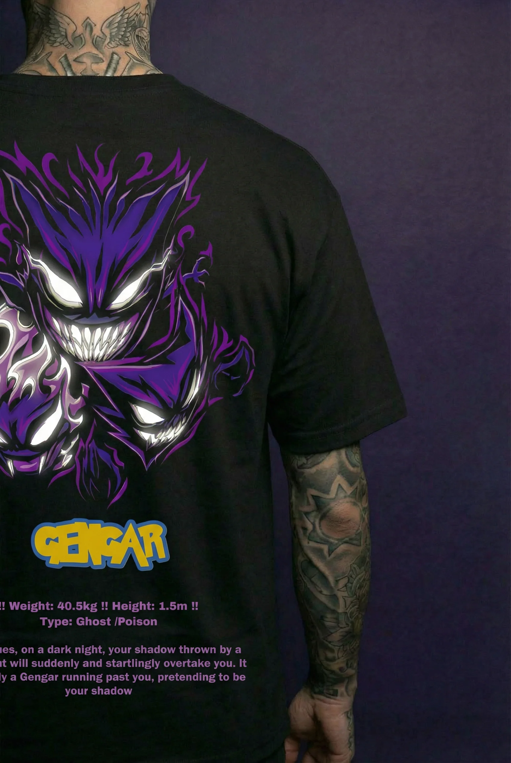 GENGAR Pokemon T-shirt - Image 4