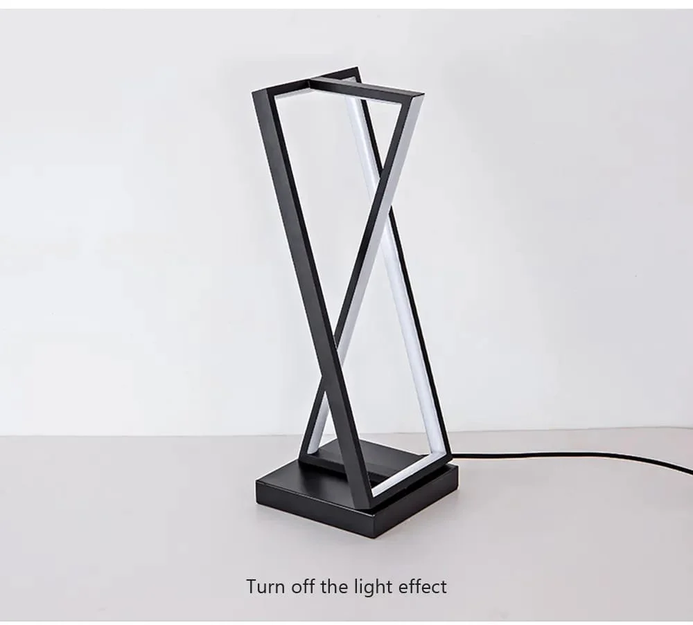Geomatry style metal table lamp - Image 10