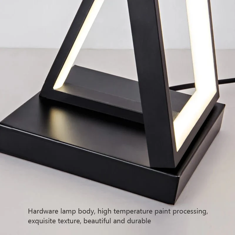 Geomatry style metal table lamp - Image 6