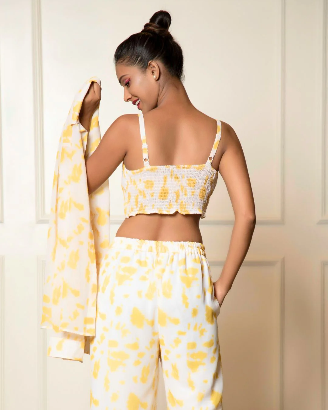 Georgette Printed 2 piece Shirt and Pant Coord Set - Image 5