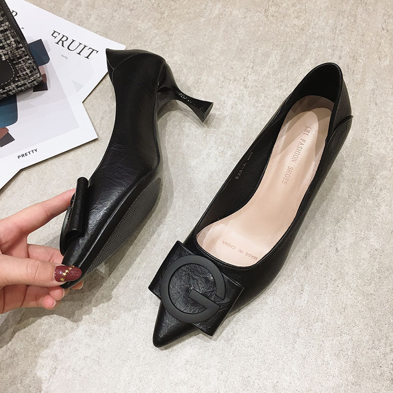 Georgina Buckle Kitten Heels - Image 3