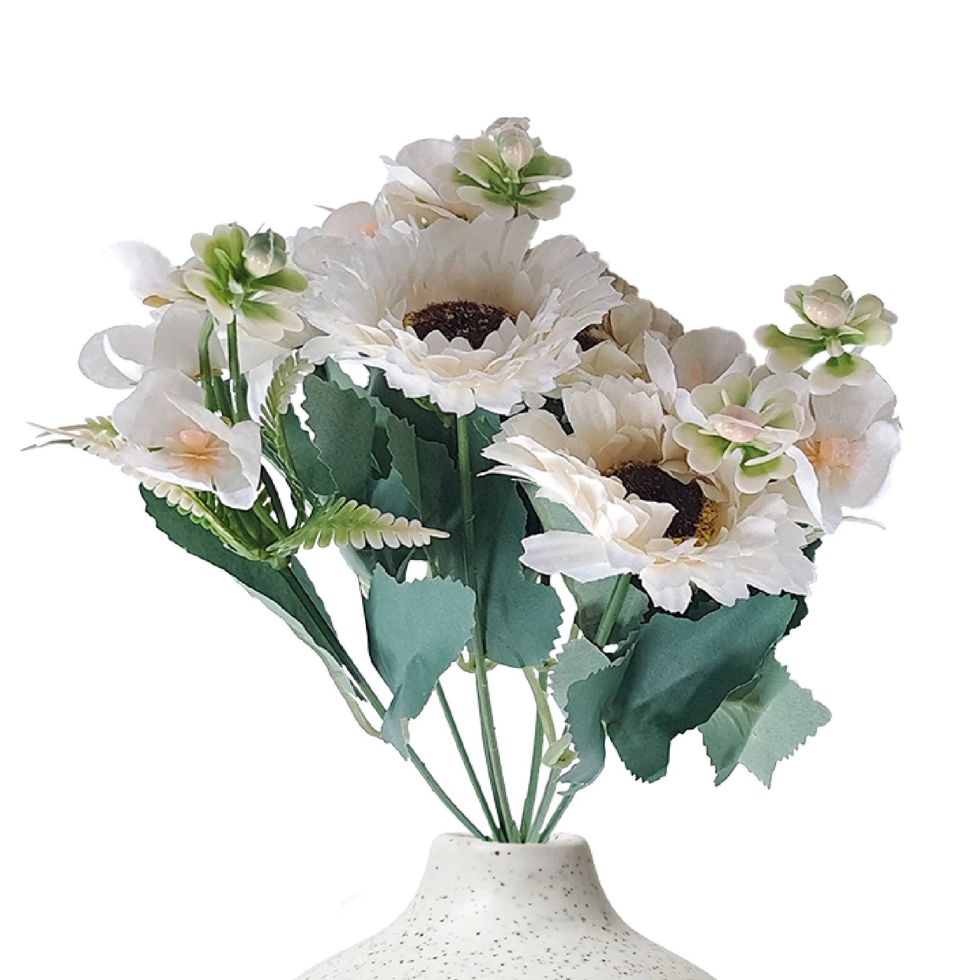 Gerberas And Fern Artificial Flowers - Image 13
