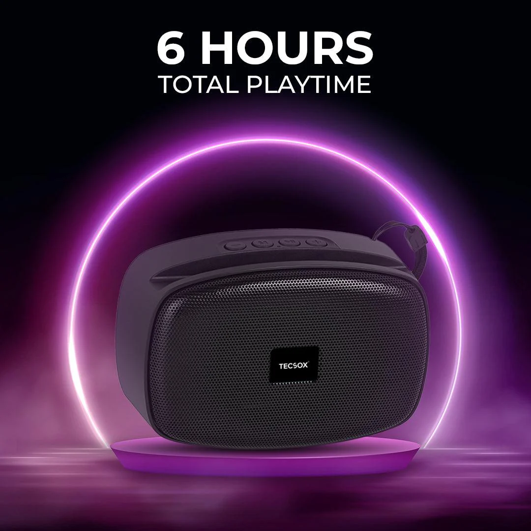 Get Tecsox Stone 351 Bluetooth Speaker with 6 Hour Paytime - Image 4