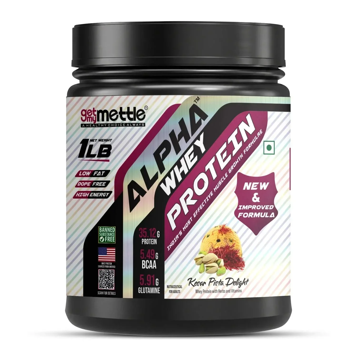 GetmyMettle Alpha Whey Protein 1Lb - Image 5