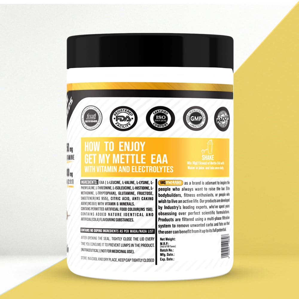 GetmyMettle EAA: Ultimate Maintenance Fuel Enriched with Glutamine, Vitamins, and Electrolytes - Image 17