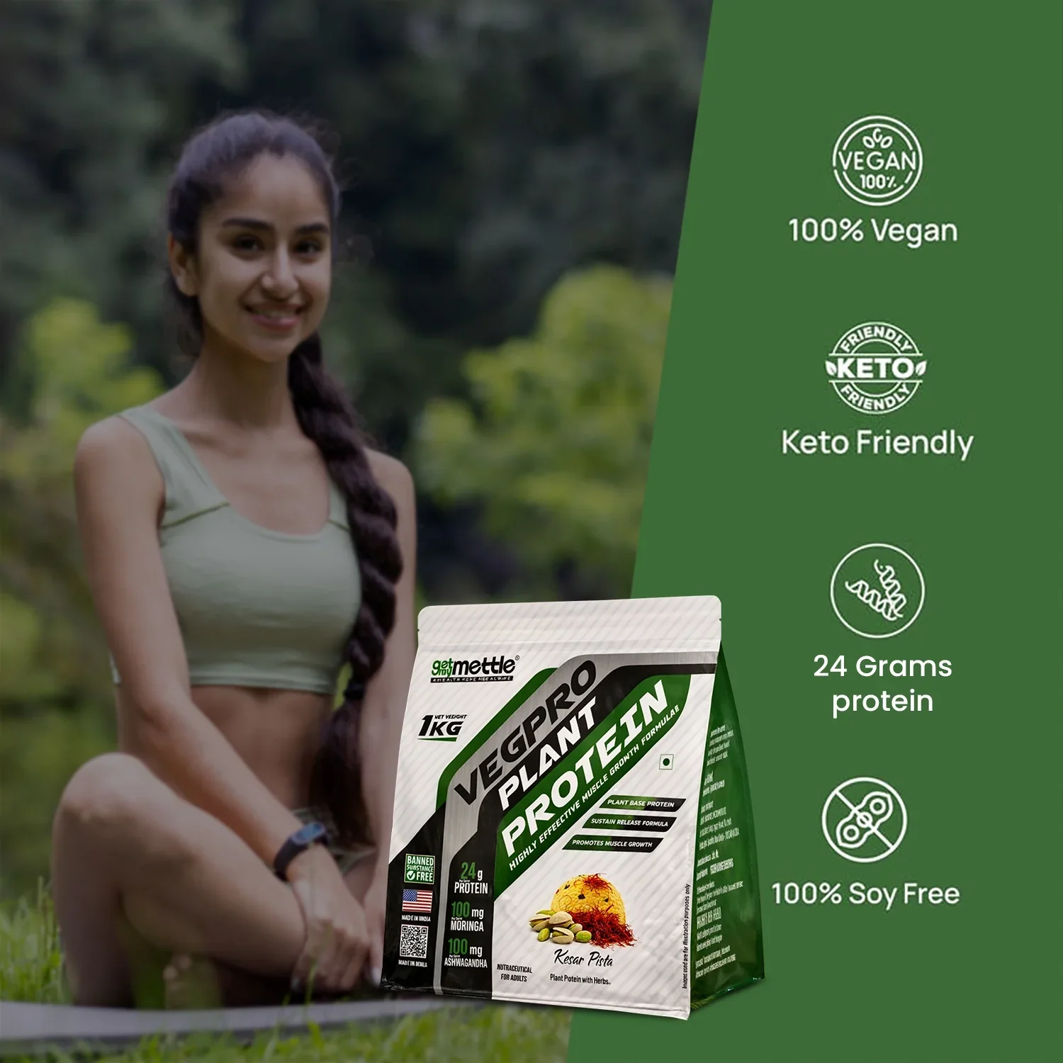 GetmyMettle Veg Pro | Plant Protein 24g - Image 11