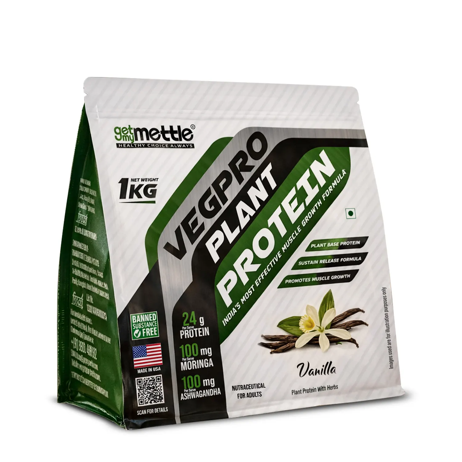 GetmyMettle Veg Pro | Plant Protein 24g - Image 69
