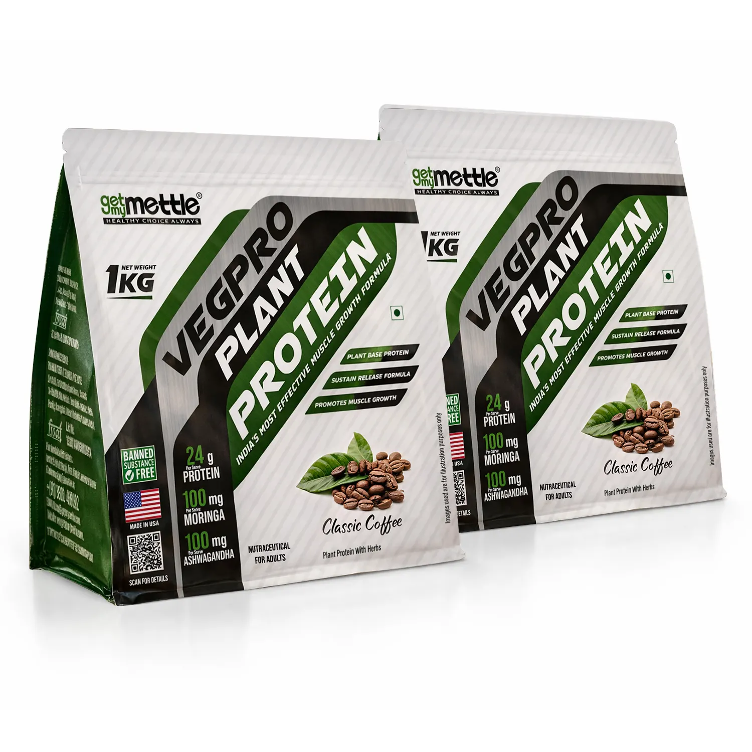 GetmyMettle Veg Pro | Plant Protein 24g - Image 70