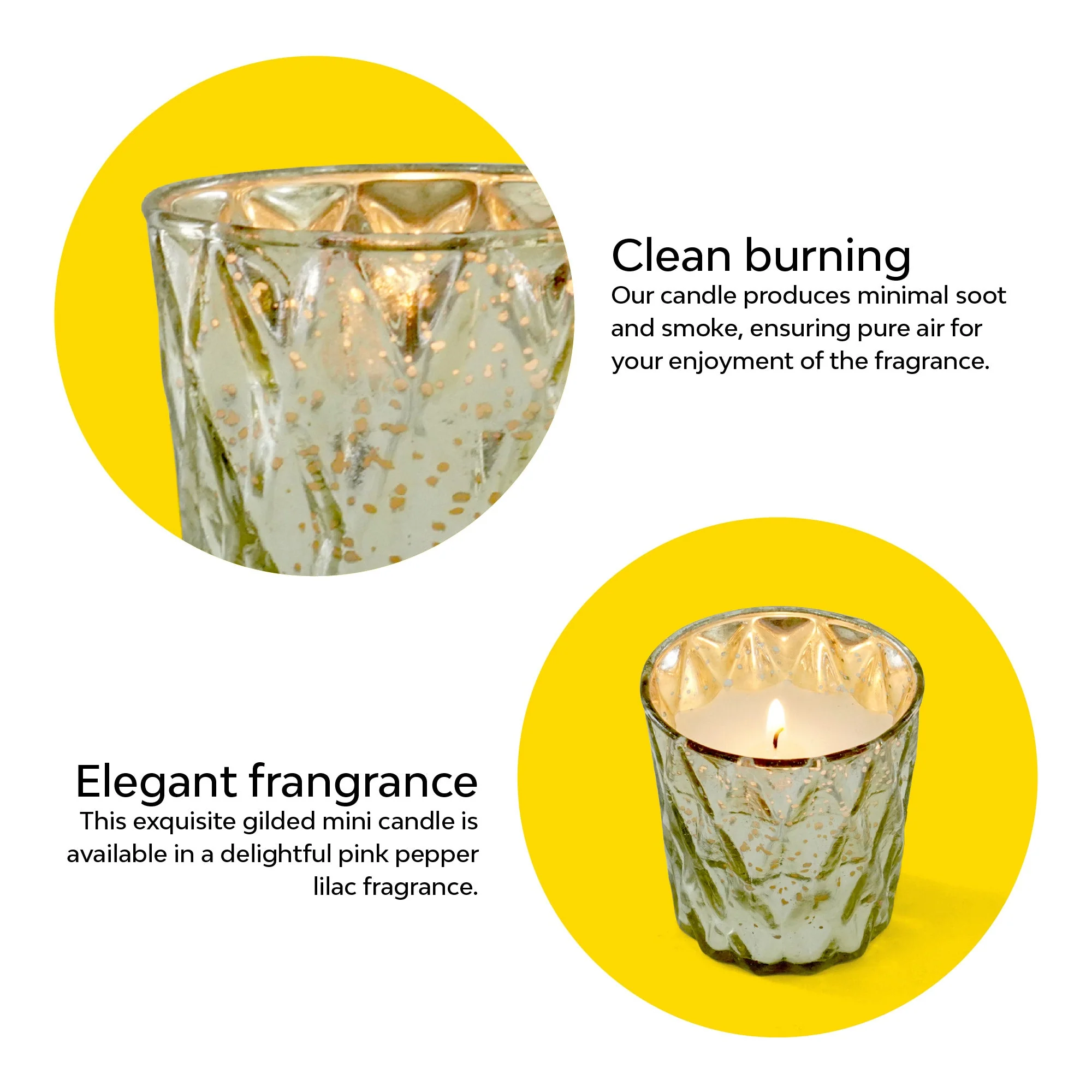Gilded Diamond Glass Candle - Image 10