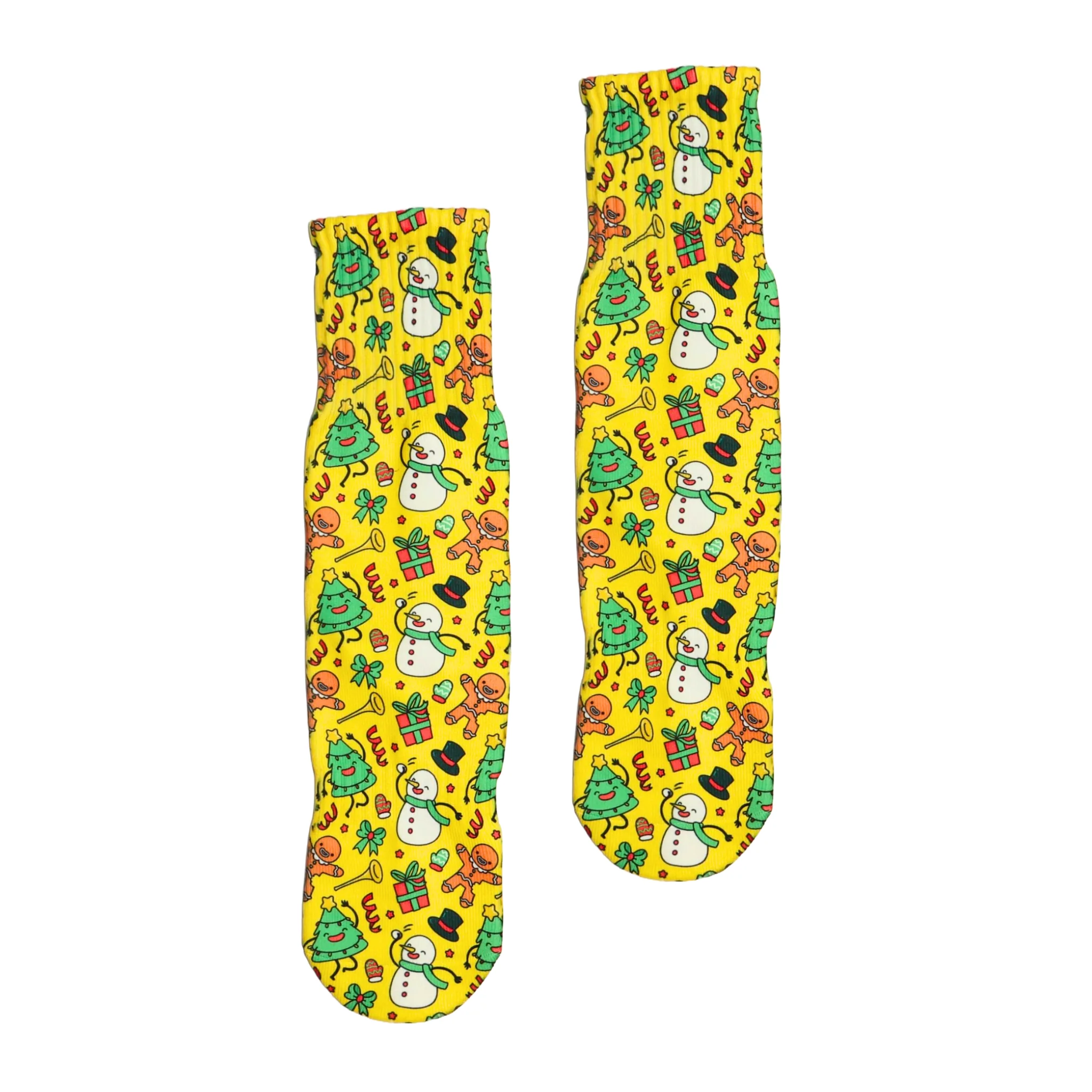 Gingerbread Glow-Up Socks