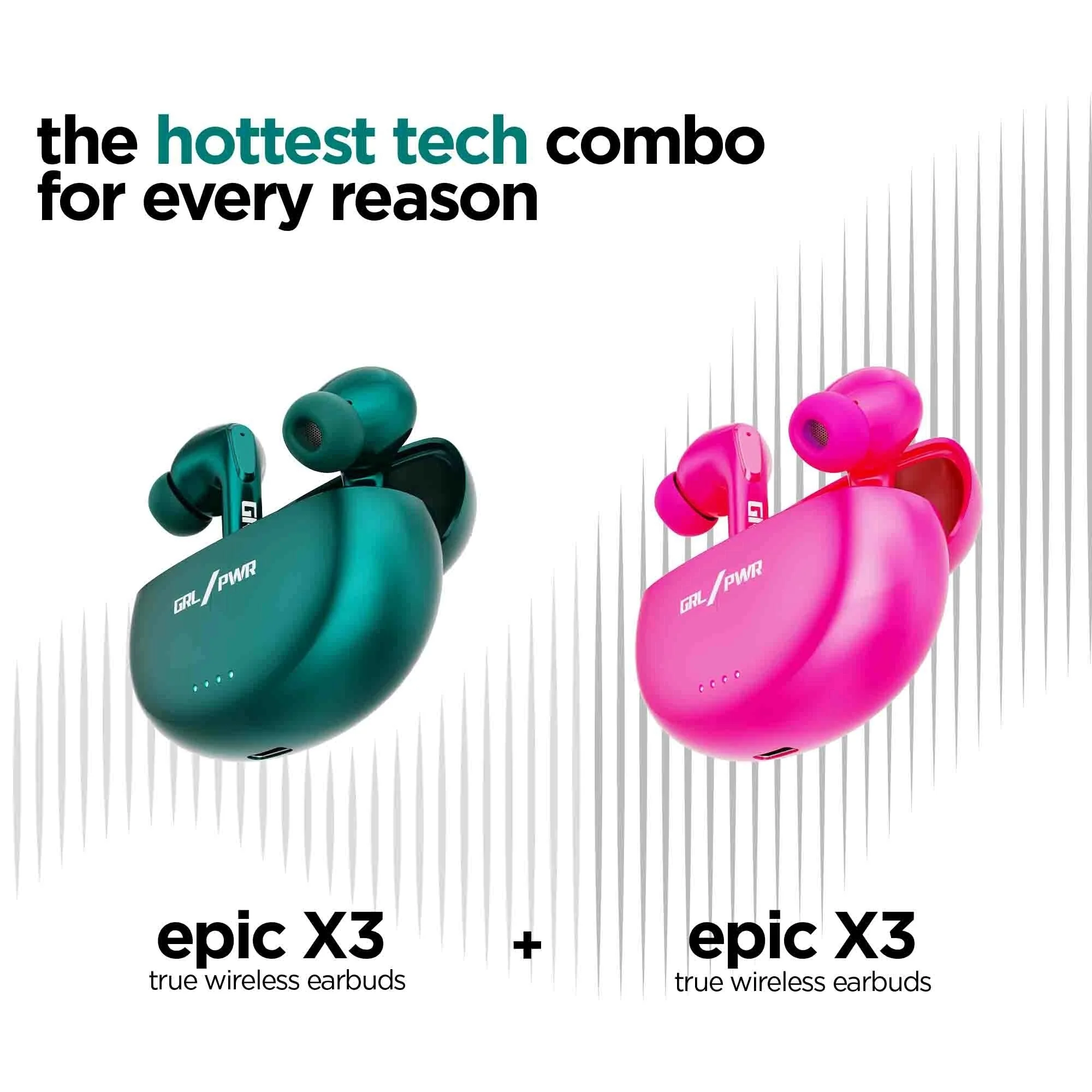 Girl Power Earbuds Combo - Image 2