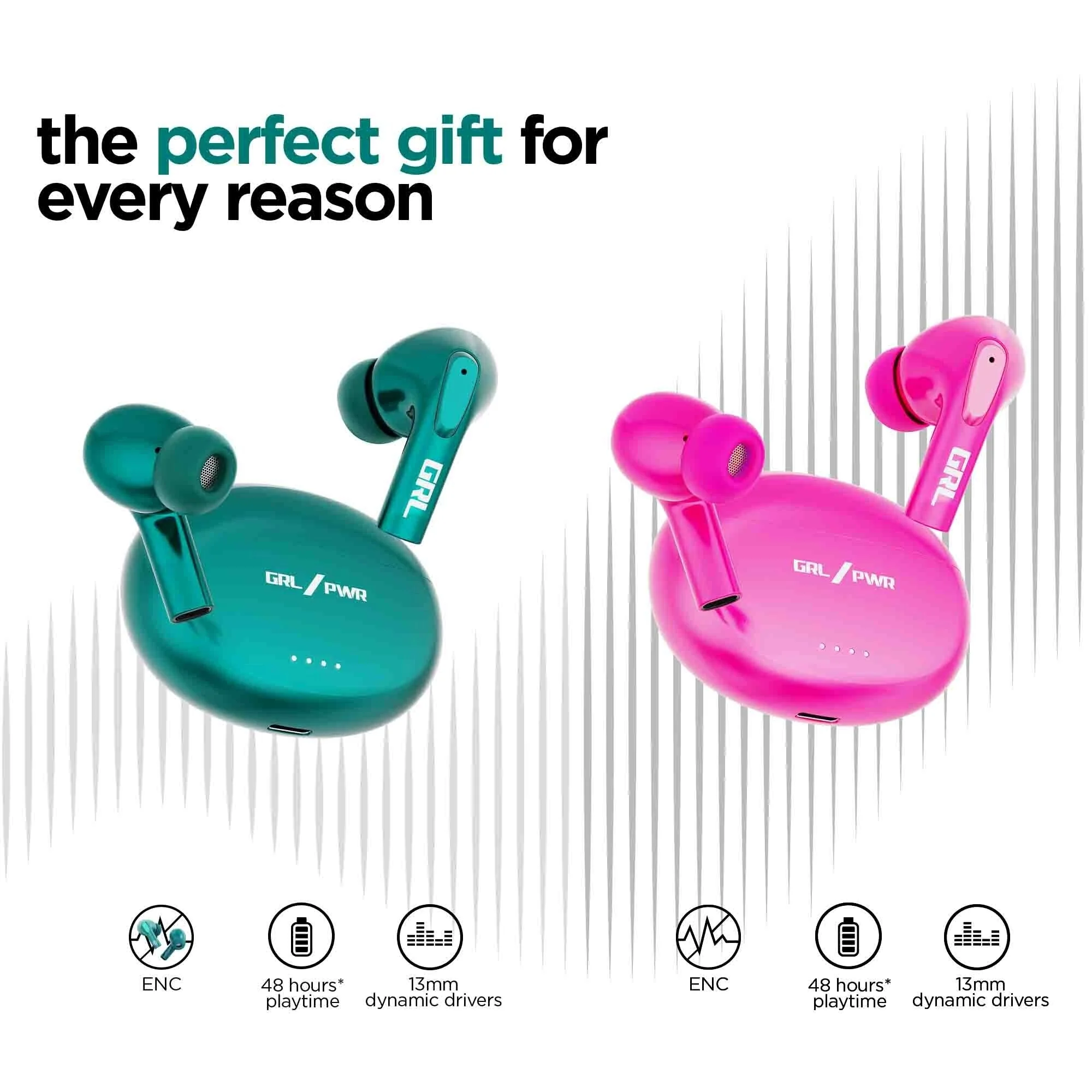 Girl Power Earbuds Combo - Image 3