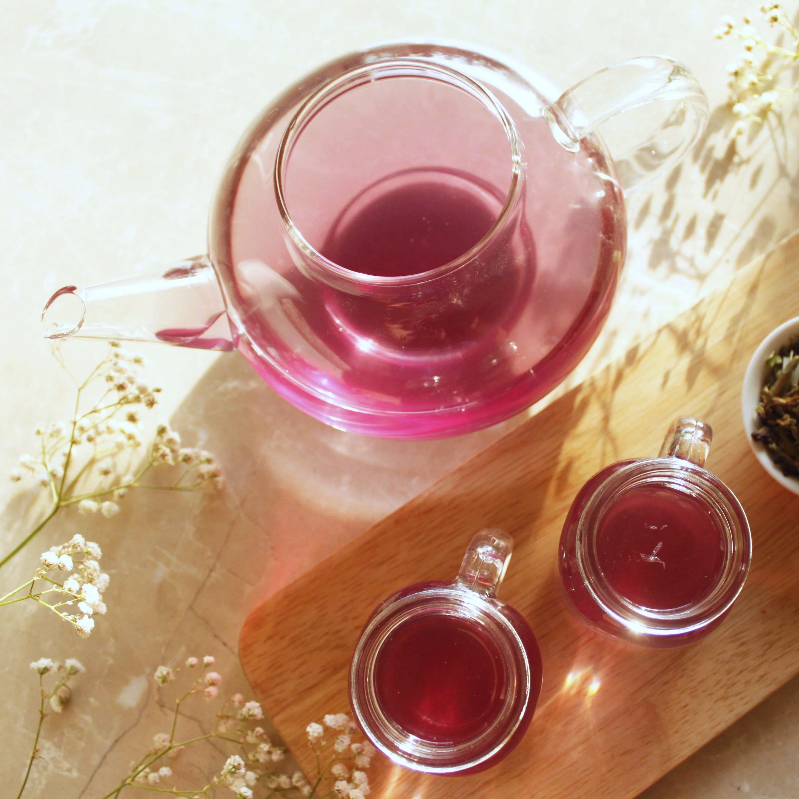 Glass Tea Pot with Infuser - Image 3