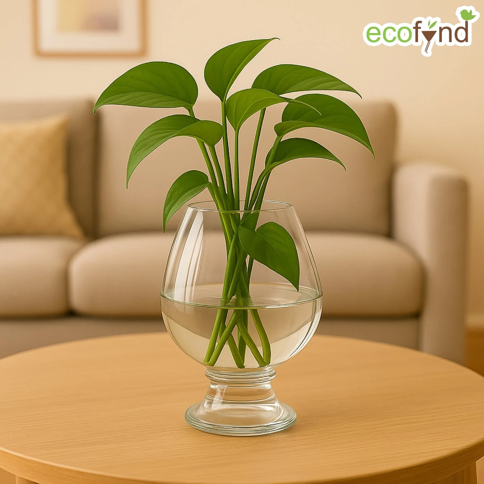 Glass Vase for Flowers & Décor – Clear Goblet Shape | Transparent - Image 6