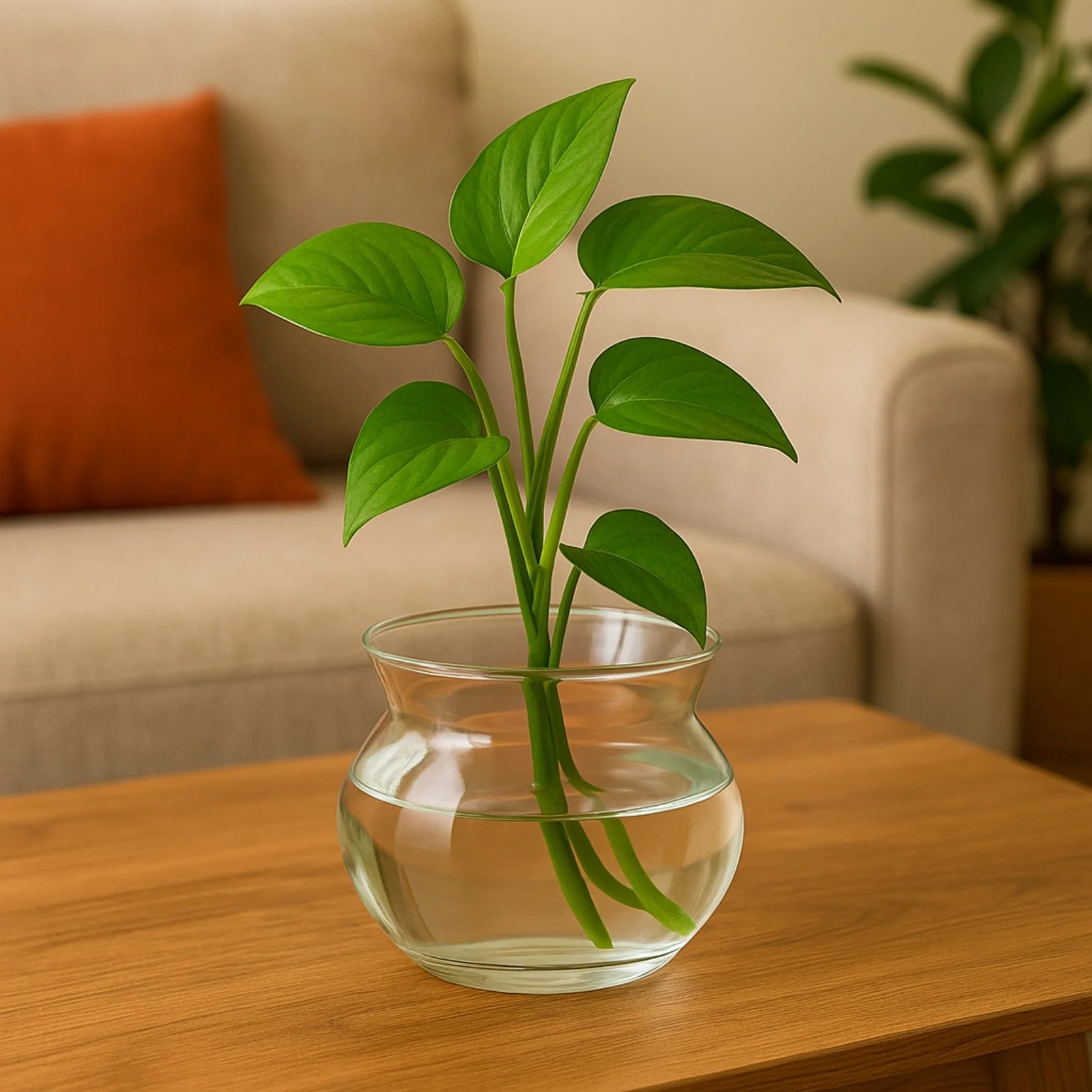 Glass Vase for Flowers & Décor – Clear Pot Shape | Transparent