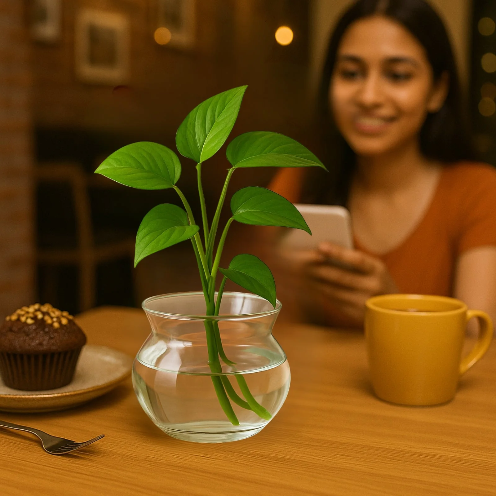 Glass Vase for Flowers & Décor – Clear Pot Shape | Transparent - Image 6