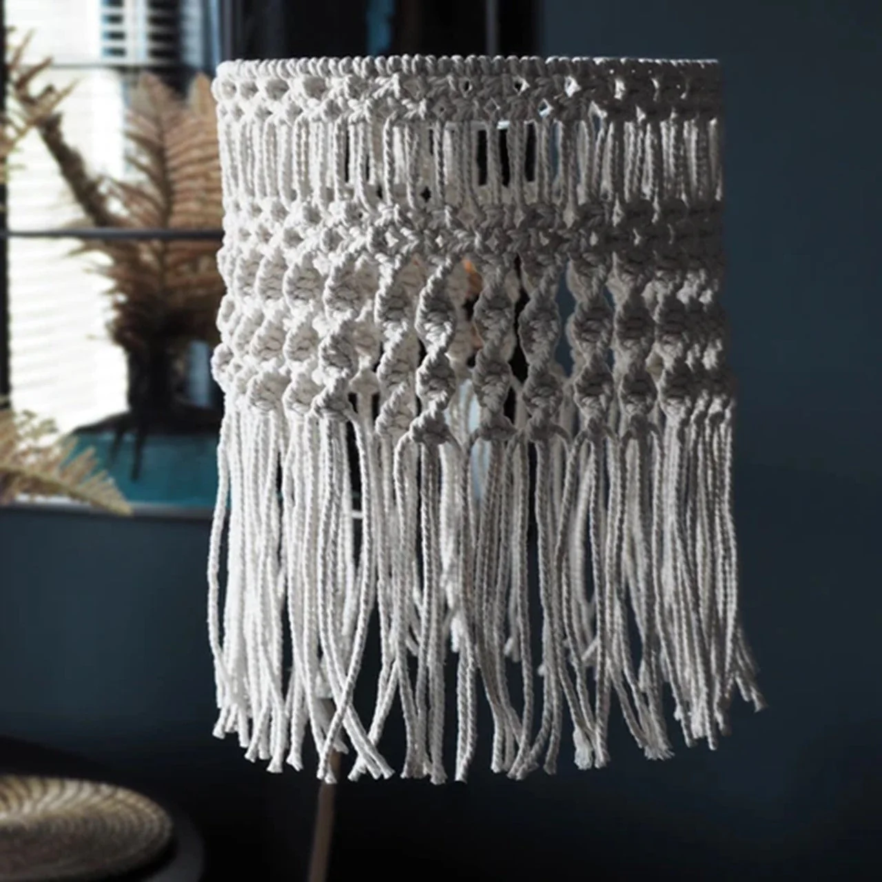 Glow & Flow – Boho Macrame Lampshade by Ecofynd