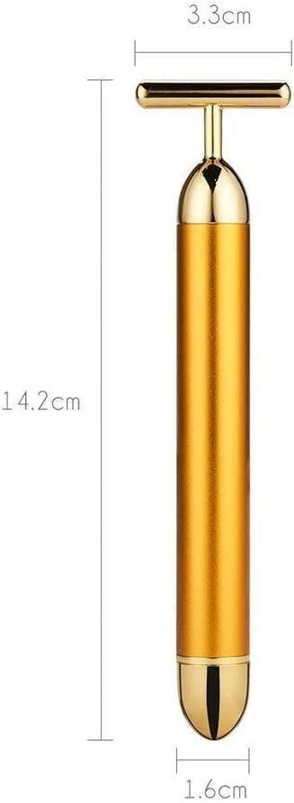 GlowLift: Electric Vibration Facial Massage Roller with T-Shaped Design for Anti-Wrinkle Skin Care & Face Lifting - Image 4