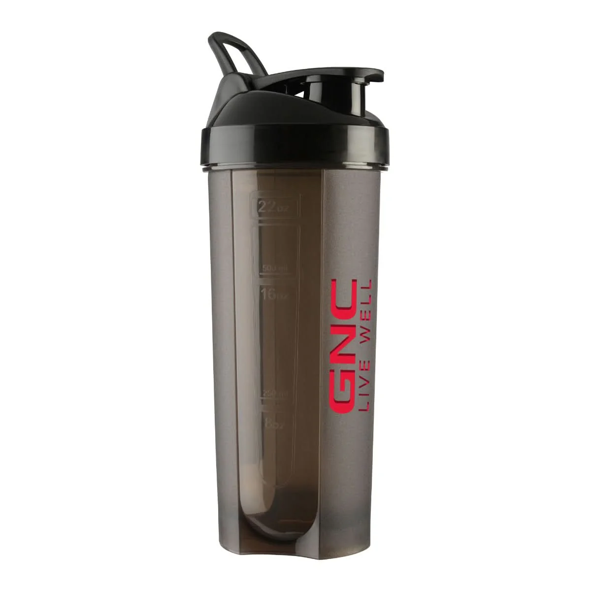 GNC BPA-Free Plastic Shaker (Black) - 650ML - Image 14