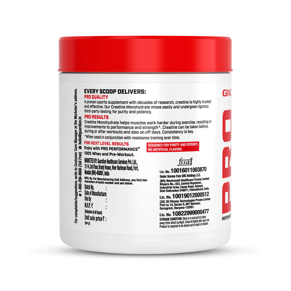 GNC Creatine Monohydrate With Steel Shaker (750ml)| 250gm | Unflavoured | Boosts Athletic Performance | Fuels Skeletal Muscles | Supports Intense Workout | Promotes Cellular Hydration |Formulated In USA - Image 10
