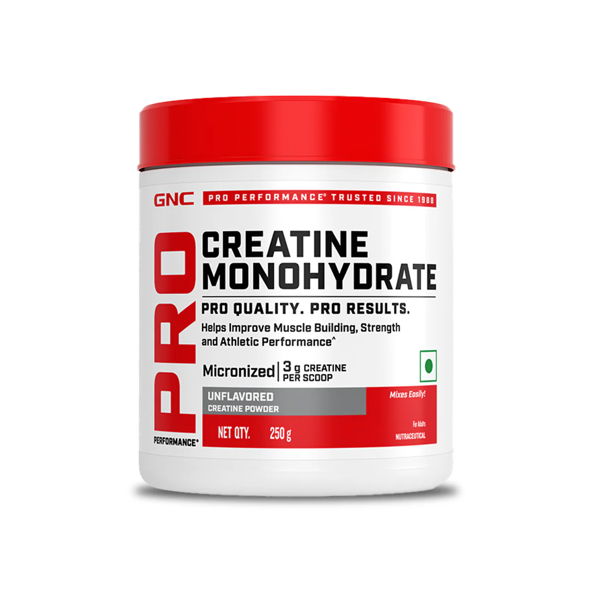 GNC Creatine Monohydrate With Steel Shaker (750ml)| 250gm | Unflavoured | Boosts Athletic Performance | Fuels Skeletal Muscles | Supports Intense Workout | Promotes Cellular Hydration |Formulated In USA - Image 12
