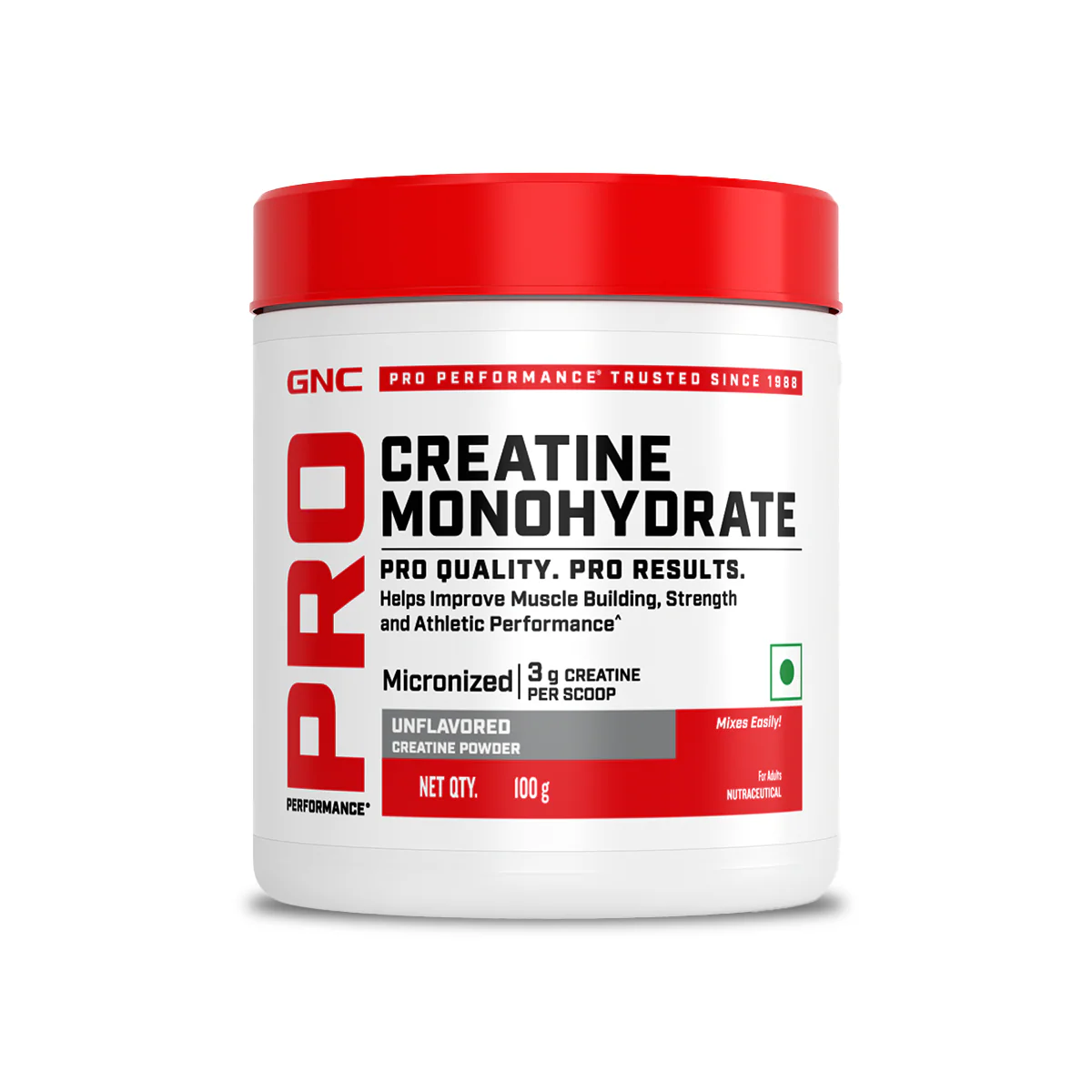 GNC Pro Performance 100% Whey Chocolate Fudge + Creatine Monohydrate Combo - Builds Lean Muscles | Promotes Faster Recovery | Boosts Athletic Performance | Hydrates Muscle Cells | 2lbs / 100gm Combo - Image 3