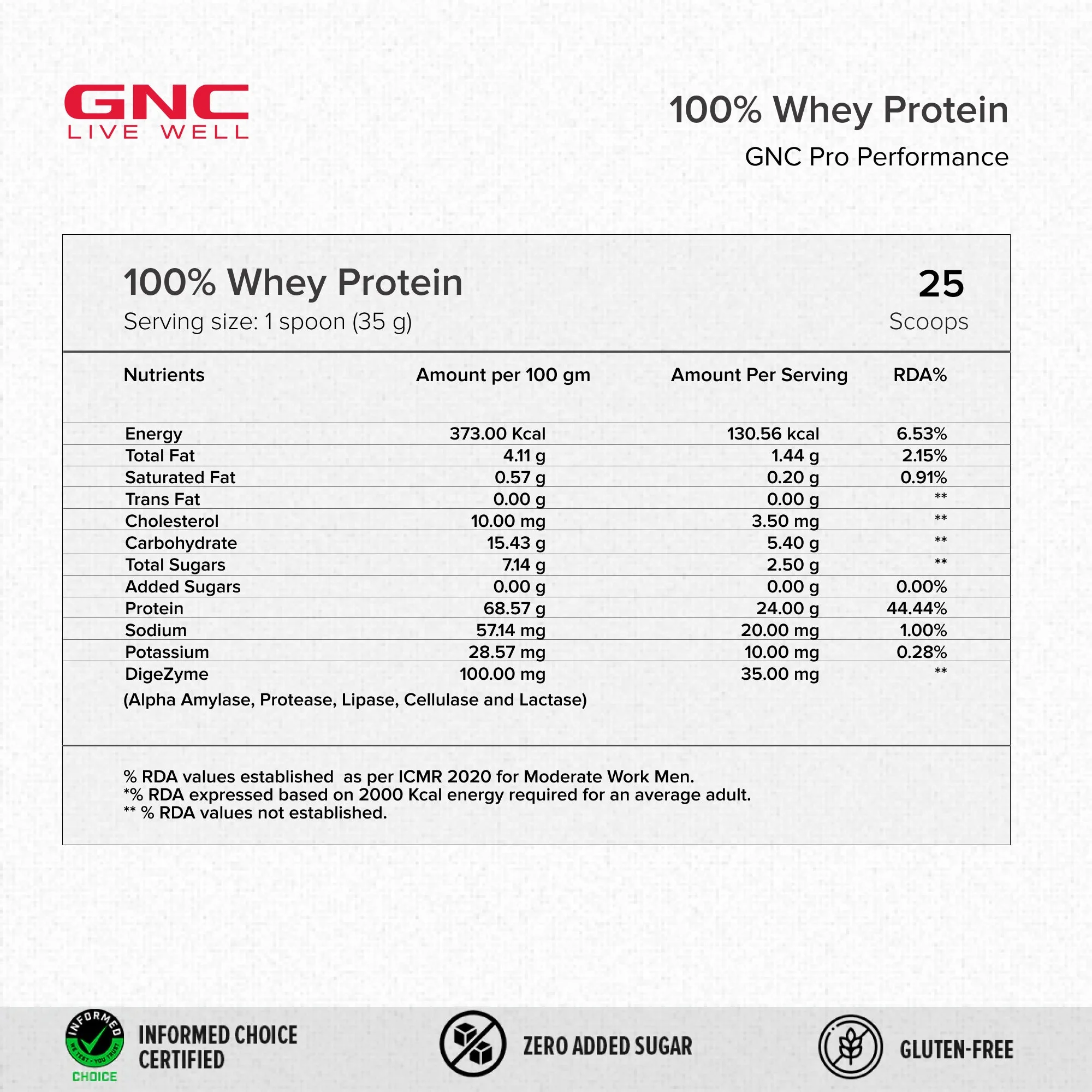 GNC Pro Performance 100% Whey Protein Powder & Steel Shaker (Café Mocha, 2 lbs with Steel Shaker) - Image 5