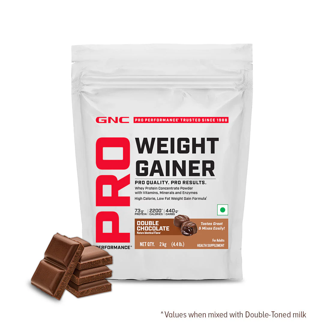 GNC Pro Performance Weight Gainer | 2 Kg I Double Chocolate - Image 9