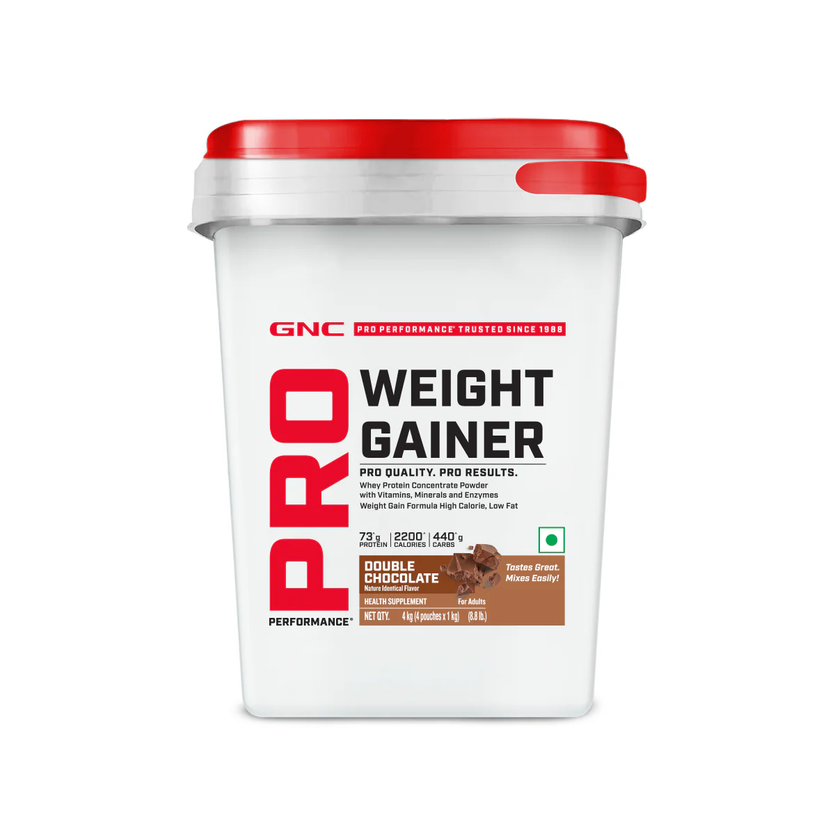 GNC Pro Performance Weight Gainer | Double Chocolate | 4 Kg