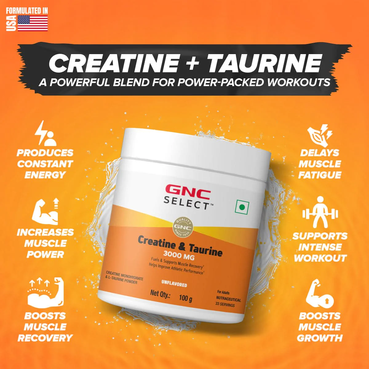 GNC Select Creatine & Taurine - Image 10