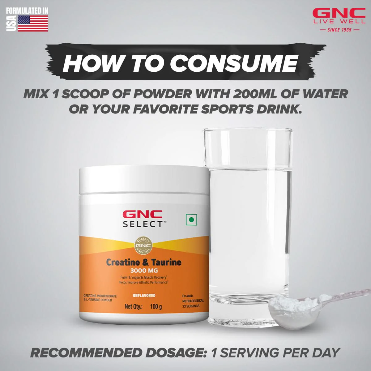 GNC Select Creatine & Taurine - Image 13